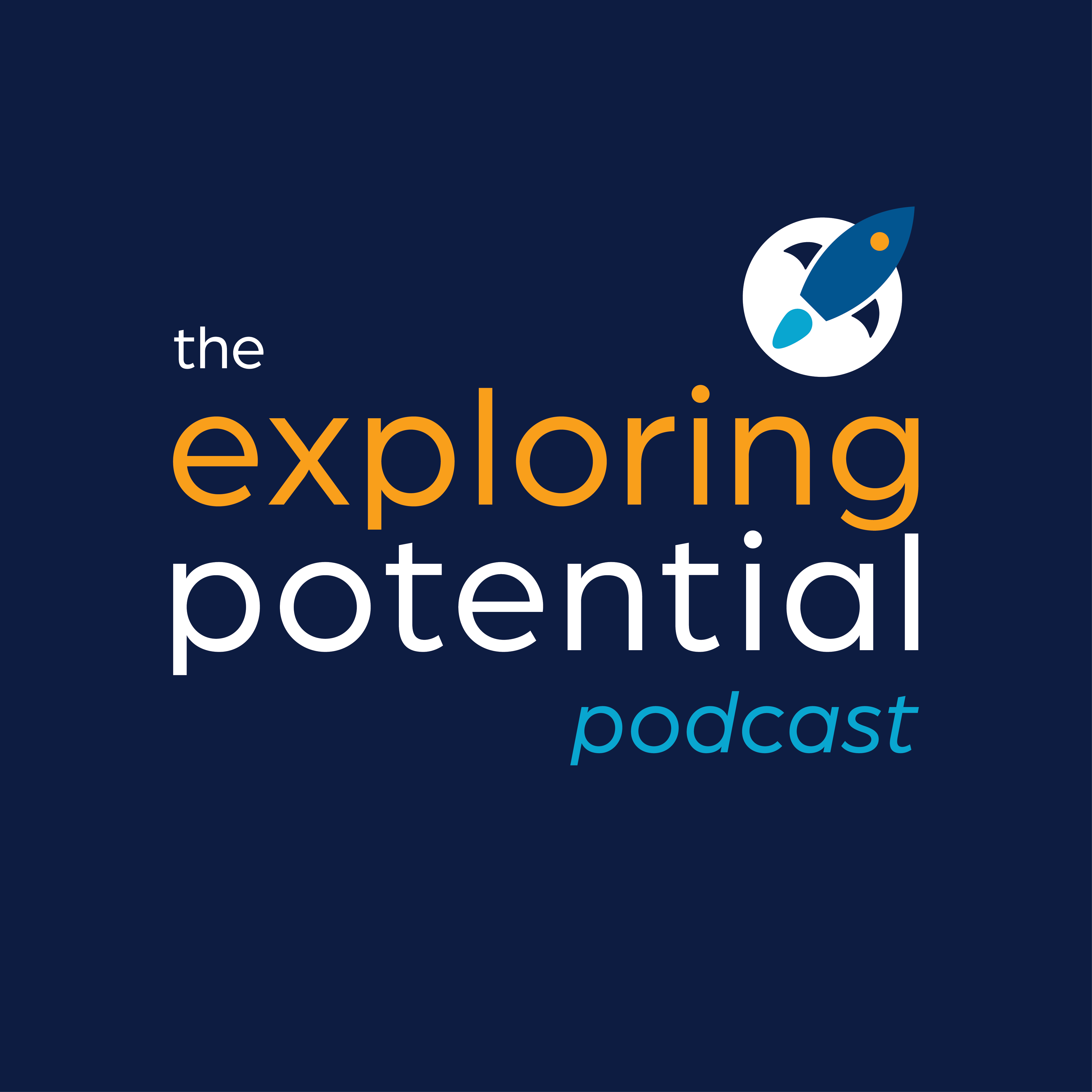 the exploring potential podcast cover art